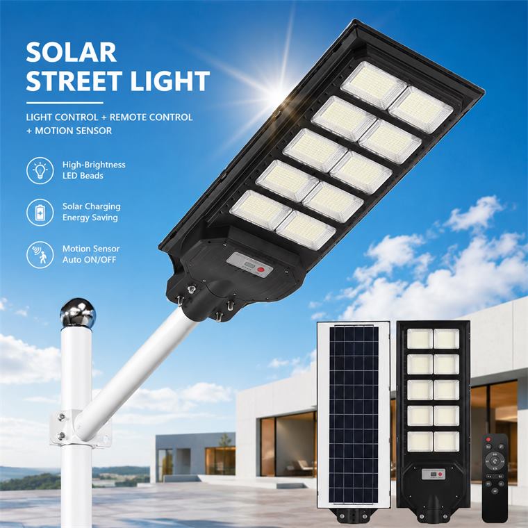 CS-1200LED Motion Sensor All-in-One Solar Light
