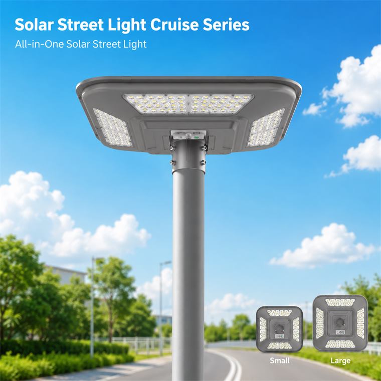 CS-200LED Cruise Series Square All-in-One Solar Street Light