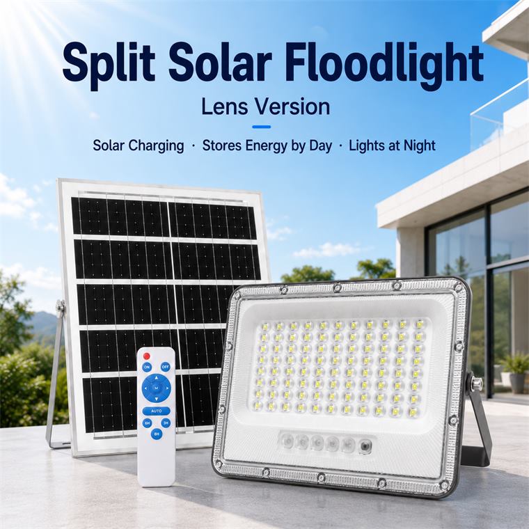 CS-238LED Digital Display Split Solar Flood Light