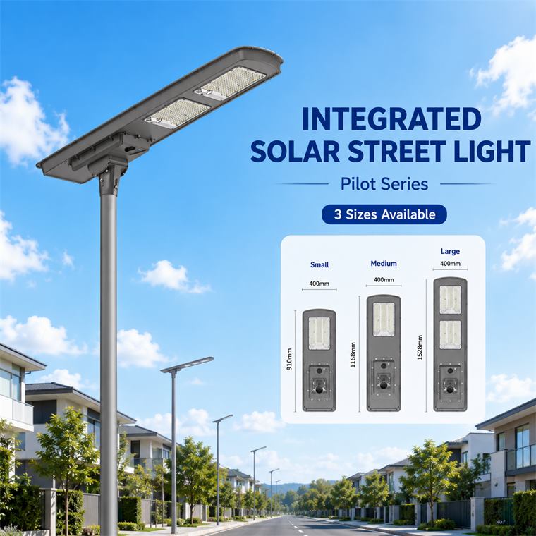 CS-300LED-QH Upgraded QH All-in-One Solar Street Light