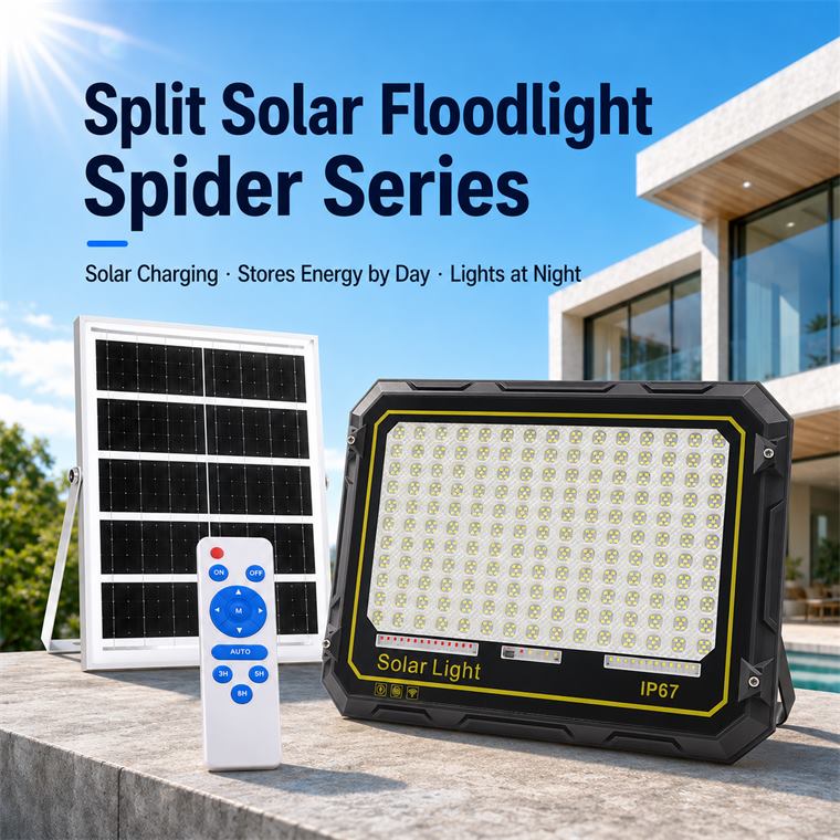 CS-825LED Armor Split Solar Flood Light