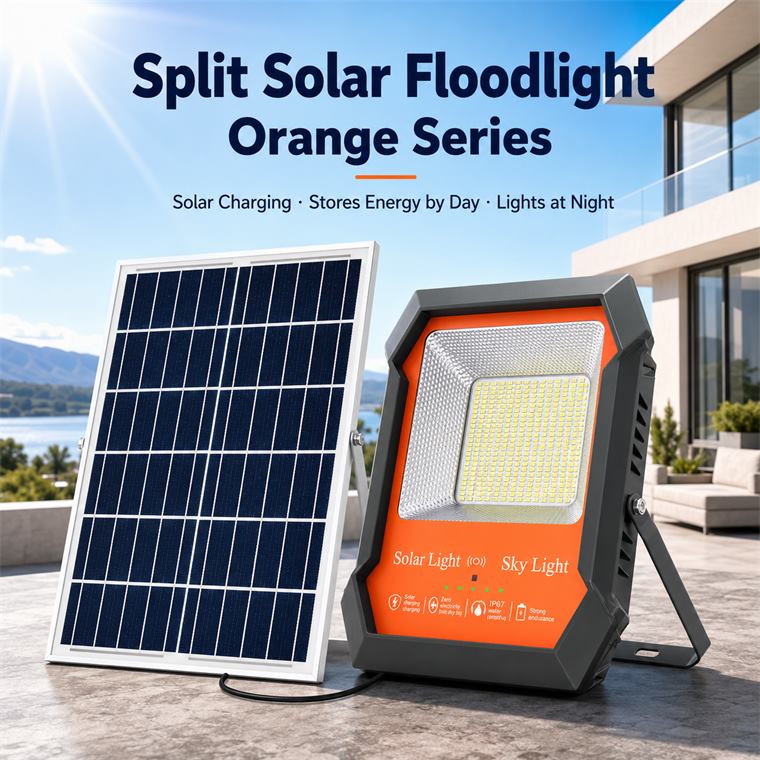 CS532LED Mechanical Split Solar Flood Light