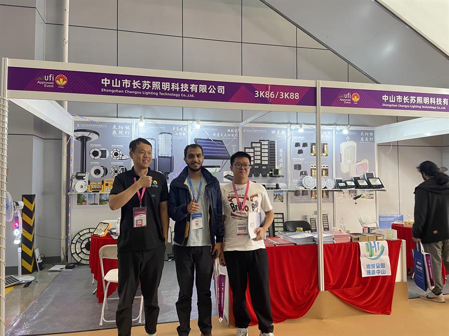 2023 Ningbo International Lighting Exhibition customer photo