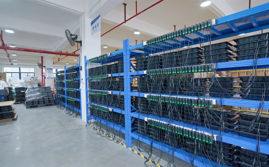 Aging test rack