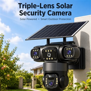 Four-Head Solar Monitoring Light image 1