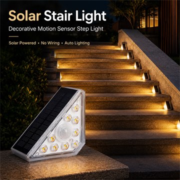 CS Solar Step Stair Sensor Light image 1