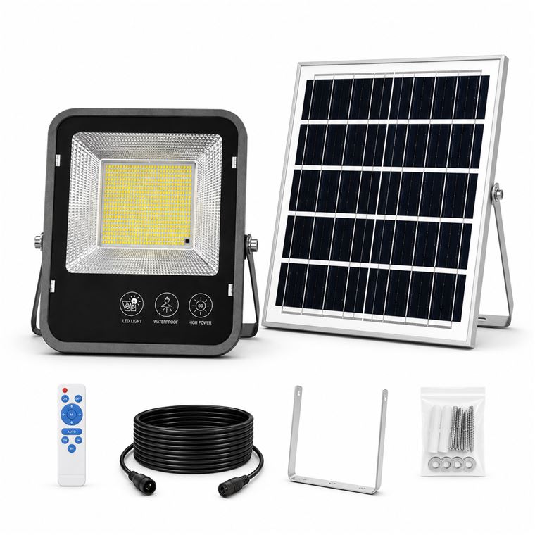Split Series Solar Flood Light