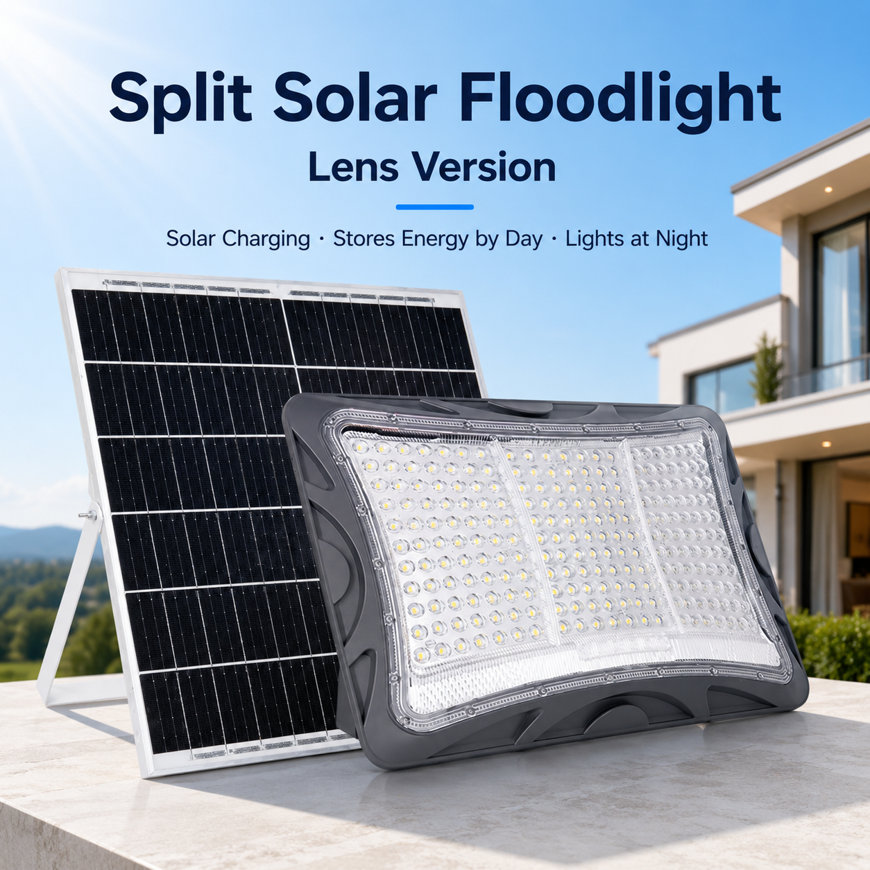 CS-231LED Split Solar Flood Light