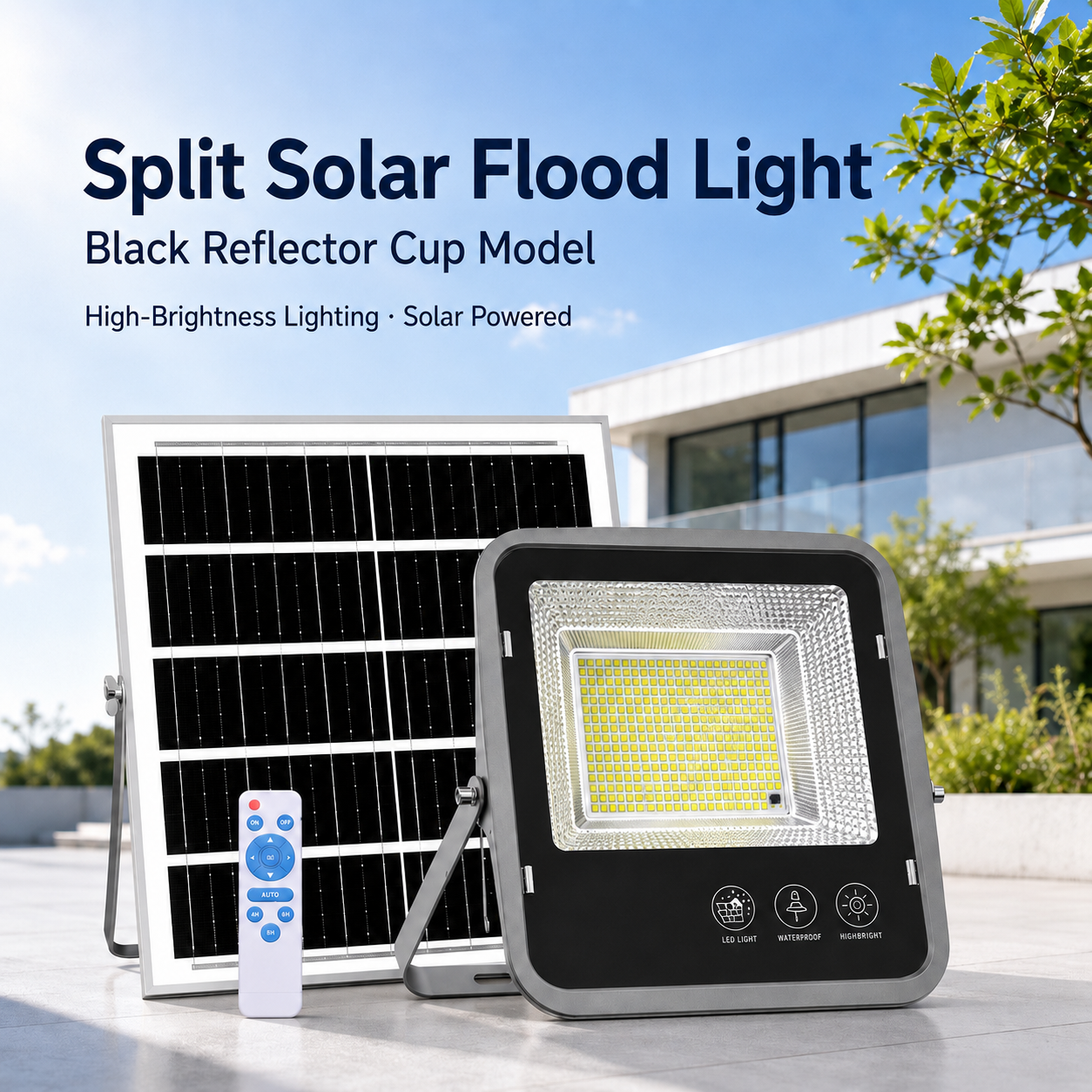CS-755LED Split Solar Flood Light